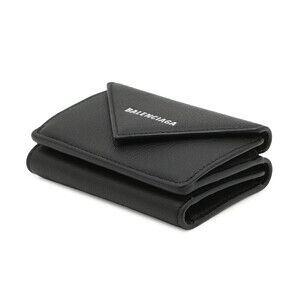 Balenciaga Wallet fold Paper Black Tri